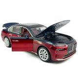 1/24 i7 G70 EV Model Car Diecast Toy Vehicle Toys for Boys Kids Gifts Red Battery