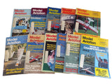Model Aviation Magazines Radio Control Airplane Enthusiast Hobby 1980 LOT OF 11