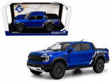2024 Ford Ranger Raptor Blue Lightning Metallic 1:18 Diecast Model Solido