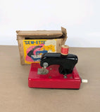 Vintage Toyland Sew-Ette Battery Operated Sewing Machine Model 552/3 Working Battery