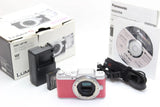 Panasonic LUMIX DMC-GF7 Digital Camera Body Pink Operation Confirmed Japan used