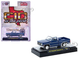1977 CHEVROLET CHEYENNE 10 PICKUP BLUE 1/64 DIECAST MODEL CAR BY M2 31500-MJS87