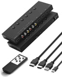 5-in-1 HDMI/AV Switcher, RCA to Digital Converter ?C 2 AV & 3 HDMI Inputs, Sup...