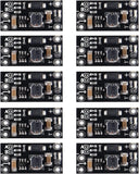 DIANN 10Pcs 3.7V to 5V 8V 9V 12V Mini DC-DC Boost Module Step up Board with LED