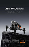 XD1 PRO WiFi FPV with 4K HD Dual Camera  RC Drone Quadcopter RTF
