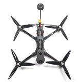 7-inch FPV quadcopter drone with black frame and four propellers