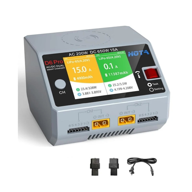Dual Channel RC Battery Charger for 16S Lipo Batteries Battery