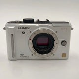 Panasonic LUMIX DMC-GF1 Digital Mirrorless Camera Body White Excellent