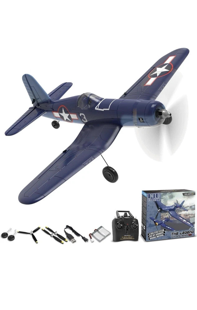 Volantex RC Corsair F4U Airplane Xpilot One Key Aerobatic RTF (761-8)