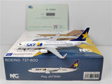 Boeing 737-800 aircraft model with SkyMark livery, on NG Models box