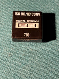 Burr-Brown DC to DC Converter, nominal input is 12VDC, output +/-18V unregulated