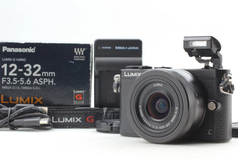 English OK [MINT] Panasonic LUMIX DMC-GM1 Black 16.0MP Digital Camera From JAPAN