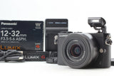 English OK [MINT] Panasonic LUMIX DMC-GM1 Black 16.0MP Digital Camera From JAPAN