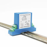 DC Voltage Transmitter Hall Sensor 0-1000V Input 4-20mA 0-10V DIN Rail 24V