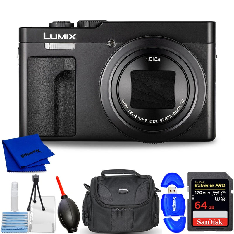 Panasonic TZ99 ZS99 Digital Camera (Black) DC-TZ99K -  7PC Accessory Bundle