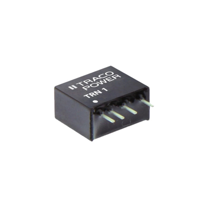 TRN 1-0512 Isolated Module DC DC Converter 1 Output 12V 90mA 4.5V - 13.2V Input