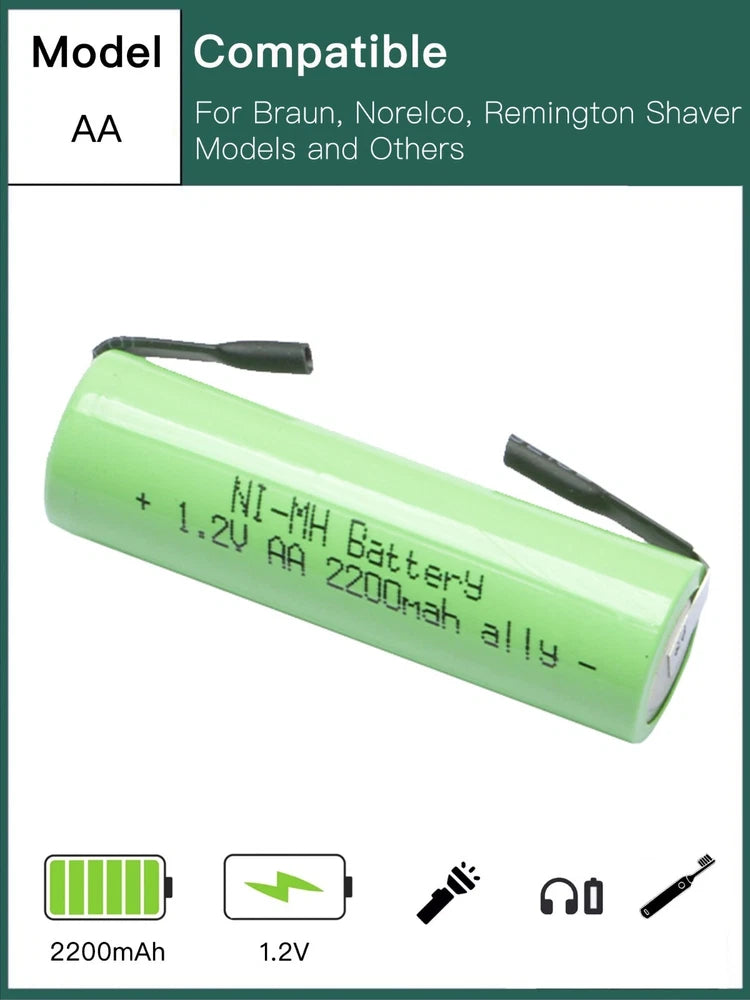 2200MAH Battery for Philips Norelco T3000 T6000 T7000 T7500 T800 T860 Shaver Battery