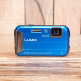 Panasonic Digital Camera Lumix DMC-FT30 - Blue - Spares or Repair
