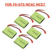 5PCS 7.4V 1500mAh Lipo Battery for Flysky FS-GT5 Transmitter RC Toys MC6C MCE7