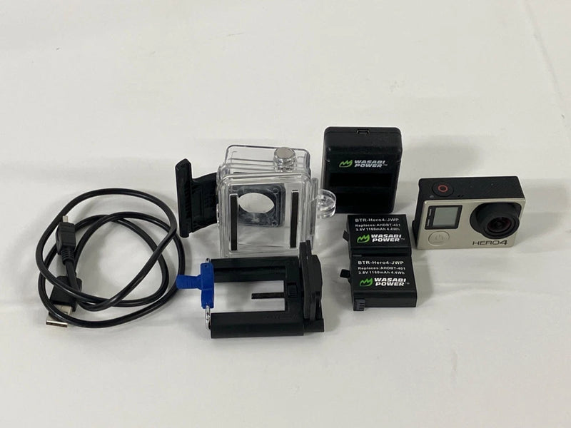 Go Pro Hero 4 Action Video Camera w/ Batteries/Charger/USB Cable/Hardcase