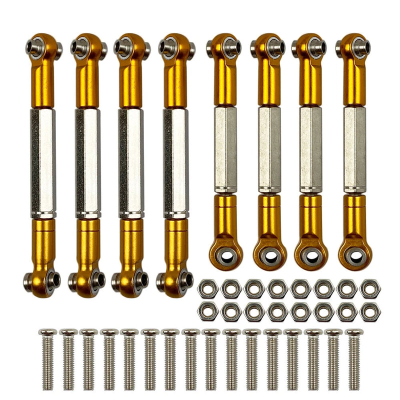 1set Servo Link Tie Rod Ends Connector for 1/16 WPL B14 C14 C24 RC Car