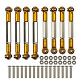 1set Servo Link Tie Rod Ends Connector for 1/16 WPL B14 C14 C24 RC Car