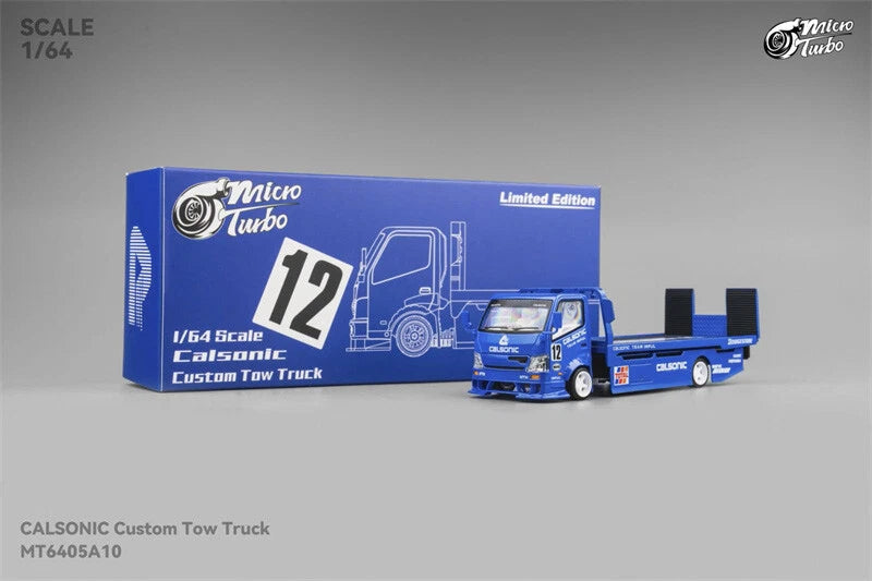 Micro Turbo 1:64 costom tow truck Calsonic Kansel Diecast Model Car