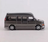 SHADOW 1/64 Scale GMC Savana Explorer Grey Diecast Car Model Toy Gift