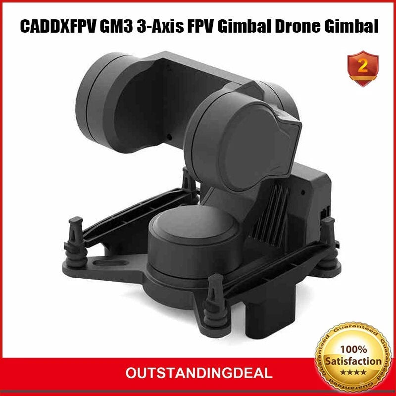 CADDXFPV GM3 3-Axis FPV Gimbal Supports Avatar HD Goggles &VTX for Head Tracking