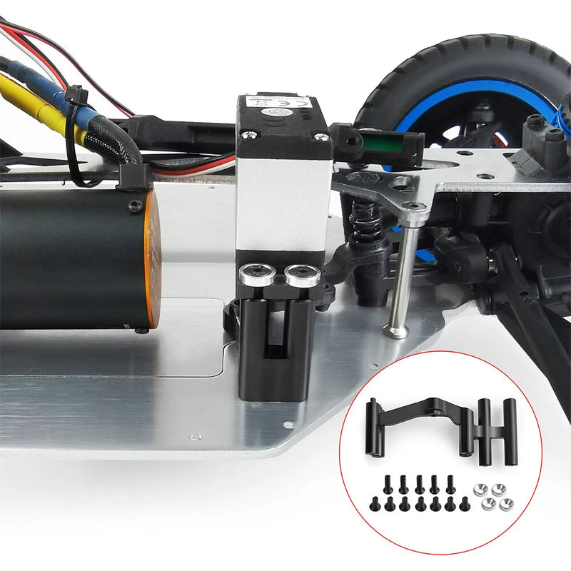 RCBATER 1Pc 31g Aluminum Servo Mount for LOSI Baja Rey 1/10 4WD RC Cars Upgrades