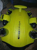 Fifish V6 under-drone with yellow-green body and black propeller pods