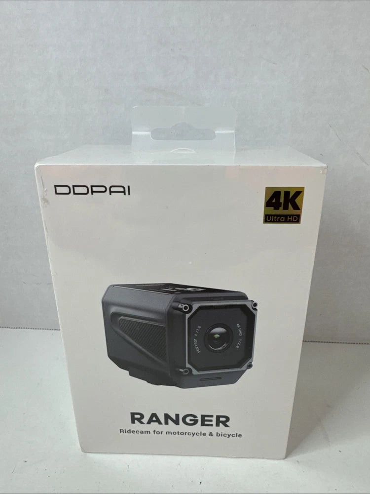 Ranger 4K action camera retail box with anti-shake touchscreen and GPS features