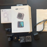 DJI Action 2 Dual-Screen Combo Action Camera 4K/120fps OLED Touchscreen Used