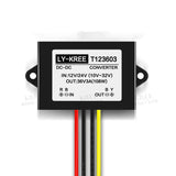 LY-KREE DC-DC booster converter module, input 12/24V, output 36V, 5-pin terminals