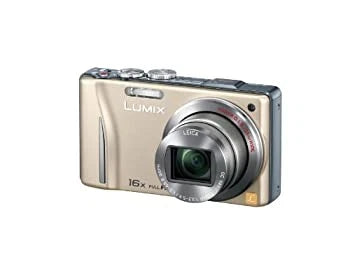 Panasonic Lumix TZ20 Digital Camera Gold Compact From Japan