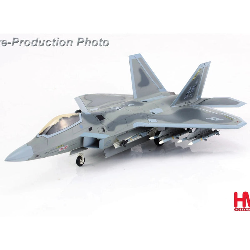1/72 HA2826 F-22 Fighter Aircraft 90th Squadron 100th Anniv Elmendorf 2017 Model