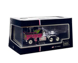 IXO Models 1976 Kenworth K100 Aerodyne ¨C Black and Pink 1/64