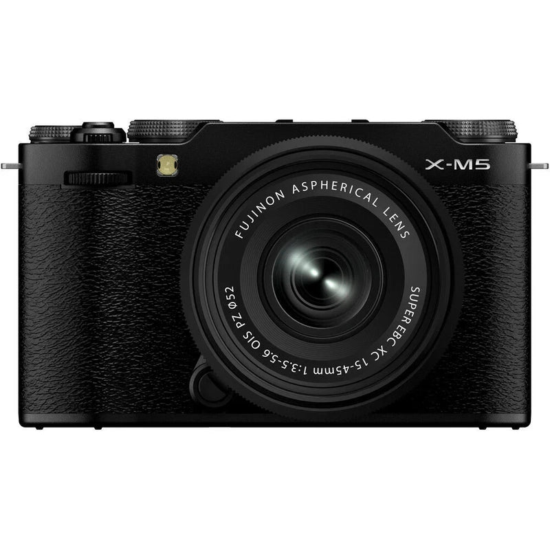 Fujifilm X-M5 Mirrorless Camera  XC15-45 mm f3.5-5.6 OIS PZ lens Kit Black