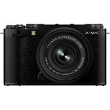 Fujifilm X-M5 Mirrorless Camera  XC15-45 mm f3.5-5.6 OIS PZ lens Kit Black