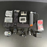 GOPRO HERO4 Silver Action Camera Bundle with Accessories Please READ for PARTS