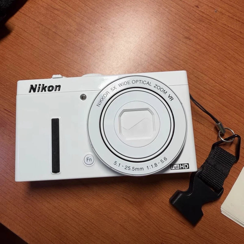 Nikon COOLPIX P340 Compact Digital Camera 12.0MP Optical white English Language