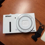 Nikon COOLPIX P340 Compact Digital Camera 12.0MP Optical white English Language