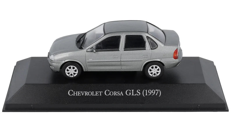 Chevrolet Corsa GL (1997) Argentina Car Model Toy Grey Diecast Salvat 1:43 Scale