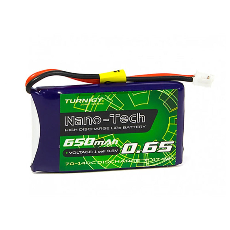 Turnigy Nano-Tech 650mAh 1S LiPo Battery Pack 3.7V 70C 140C JST-PH Battery