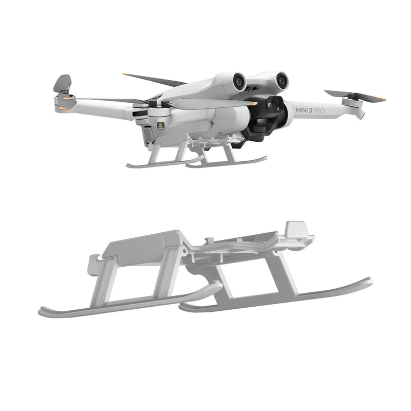 Drone landing gear heightening protector, gray folded bracket for Mini 3 Pro