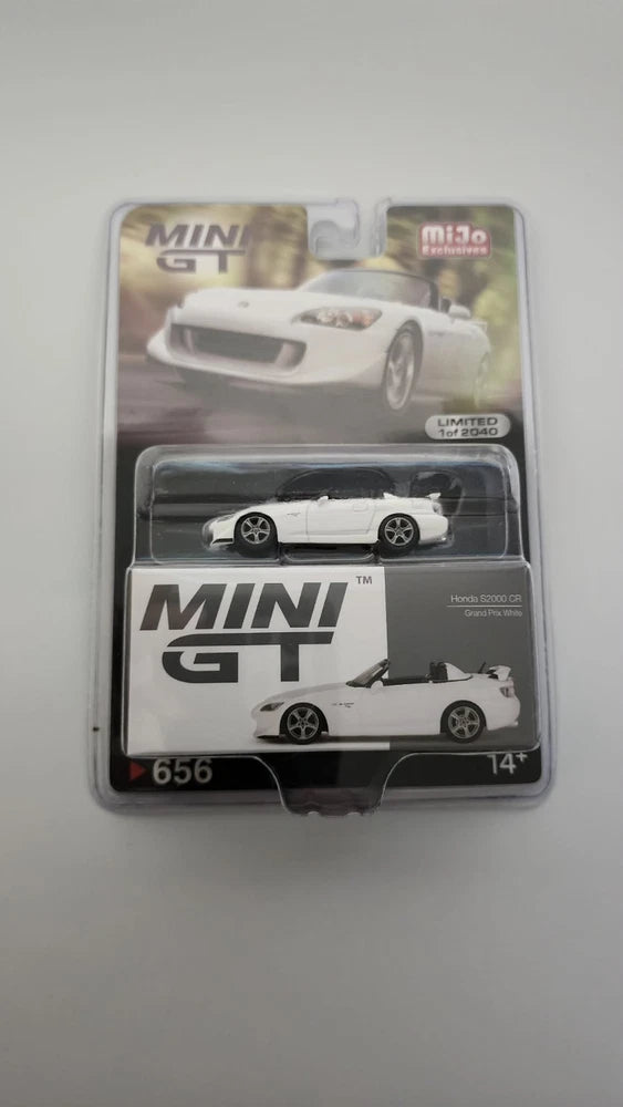 MINI GT HONDA S2000 AP2 CR 1/64 DIECAST MODEL CAR GRAND PRIX WHITE MGT00656