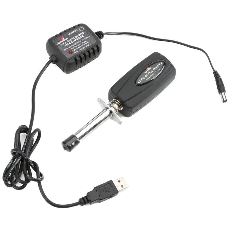 LiPo Glow Driver for RC Planes - Portable USB Charger Bundle Battery
