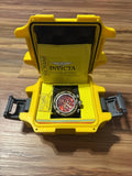 Invicta Bolt model #13847 sport chronograph New Battery Red/ Black Battery