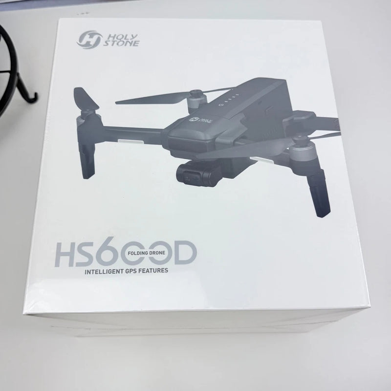 Holy Stone HS600D folding GPS drone box with camera and 3-axis gimbal