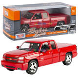 2006 CHEVROLET SILVERADO SS PICKUP RED 1/25 DIECAST MODEL BY MOTORMAX 79394